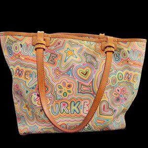 Dooney & Bourke Graffiti Coated Vintage Handbag